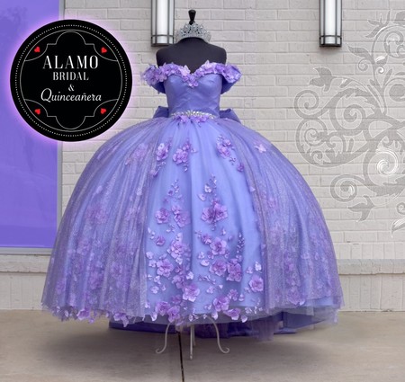 custom purple quinceanera dress