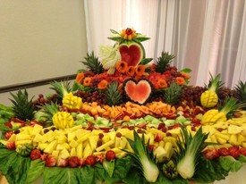 mesas de fruta